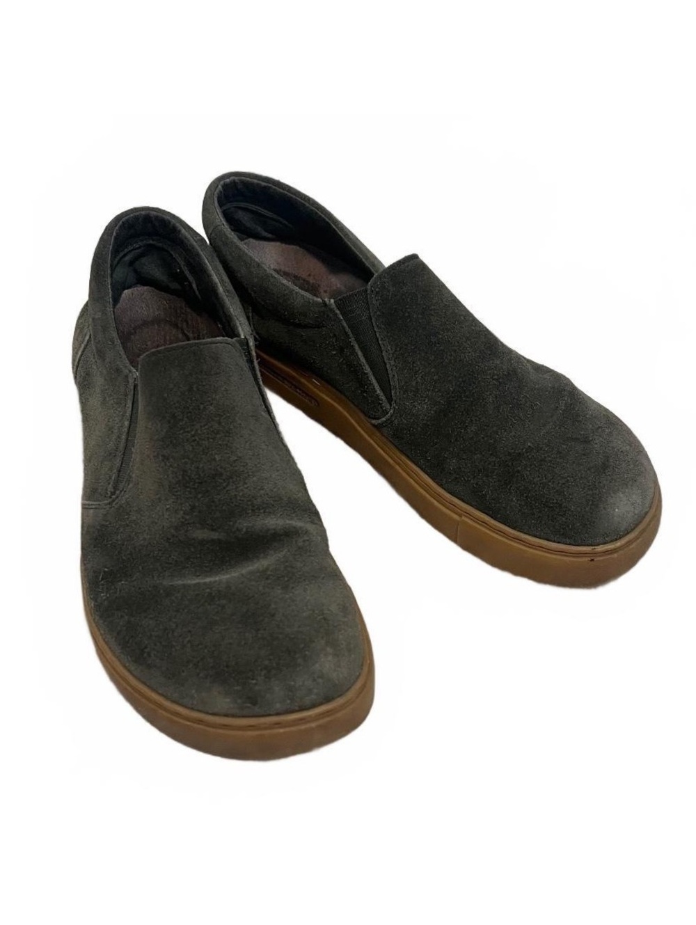 Birkenstock Oswego Green Leather Suede Slip on Comfort Shoes Walking Ease